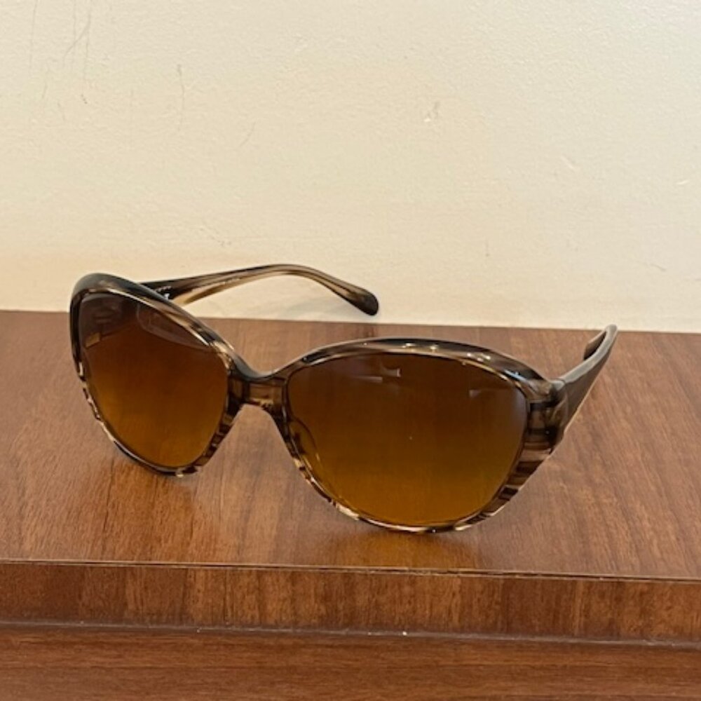SALT Deirdre 61-15-130 Polarized Striped Sunglasses, Made In Japan